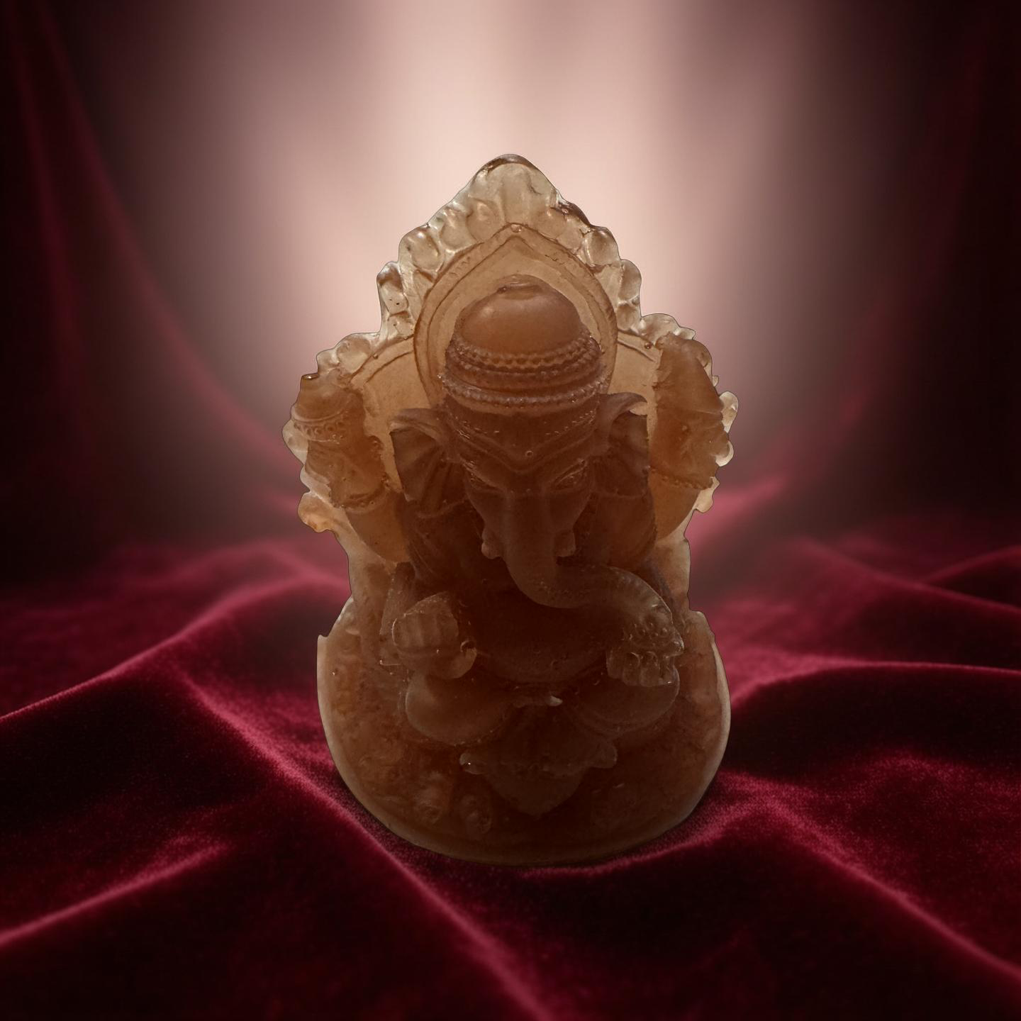 Amber Glow Ganesha