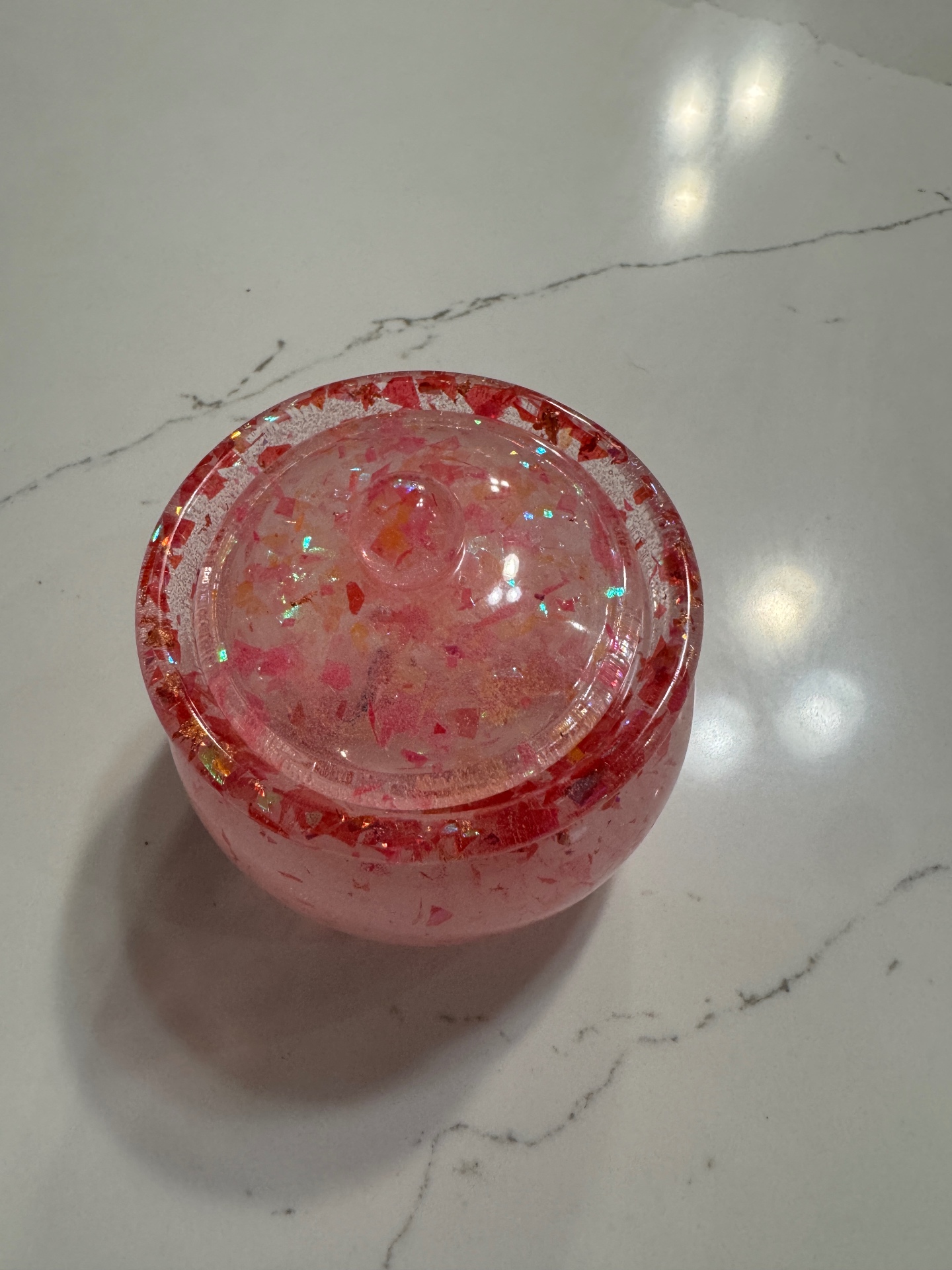 Rose Shimmer Trinket Box
